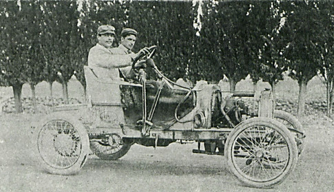1907 Meeting di Provenza - Giuppone su Lion-Peugeot