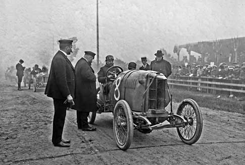 1909 Coppa Vetturette Boulogne - Giuppone allo start