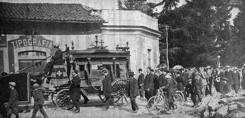 1910 - Il funerale di Giuppone ad Agnona Sesia