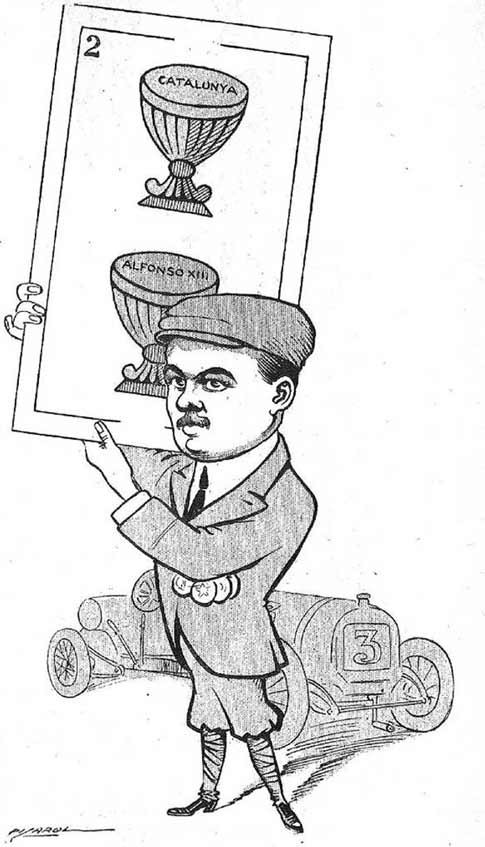 1908 Giuppone vincitore della Copa Catalunya